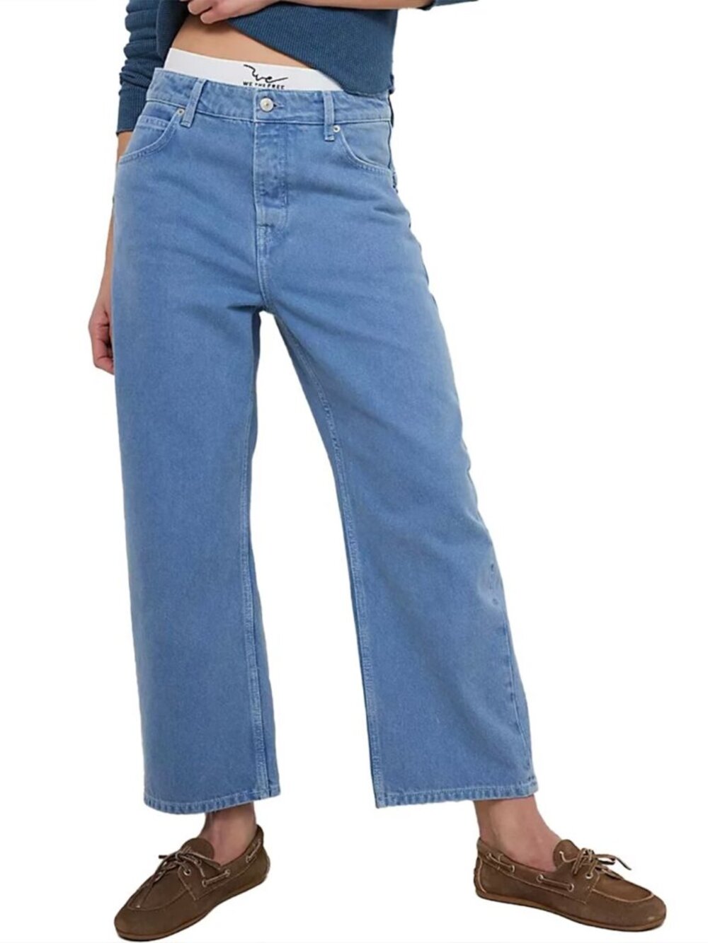 Free People Deep Trance Dropped Boyfriend Jeans - Size 25 - Picture 8 of 10